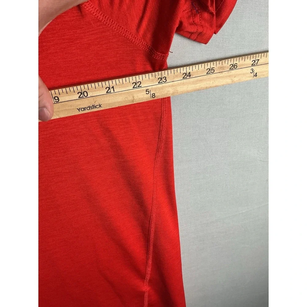 Russell Athletic Red Short Sleeve Performance Shirt Dri-Power Mens Size Large